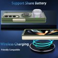 thumbnail image 5 of CoverON For Samsung Galaxy Z Fold4 Phone Case, Clear Back Ring Holder Kickstand Cover, Green, 5 of 7