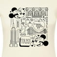 thumbnail image 3 of Disney - Mickey & Friends - The Big Apple with Minnie & Mickey - 5th Avenue - Juniors Fitted Graphic T-Shirt, 3 of 5