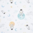 thumbnail image 6 of aden + anais Essentials, Cotton Muslin Swaddle Blanket, Space Explorers, Boys, Infants, 4-Pack, 6 of 6