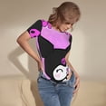 thumbnail image 4 of Lsque Sanrio Women's Crew Neck Short Sleeve Bodysuit Basic T Shirts Tops Onesie Adult Cute Pajama-Small, 4 of 8