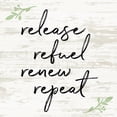 thumbnail image 2 of Quach, Anna 12x12 Gold Ornate Wood Framed with Double Matting Museum Art Print Titled - Release Refuel Renew Repeat, 2 of 4