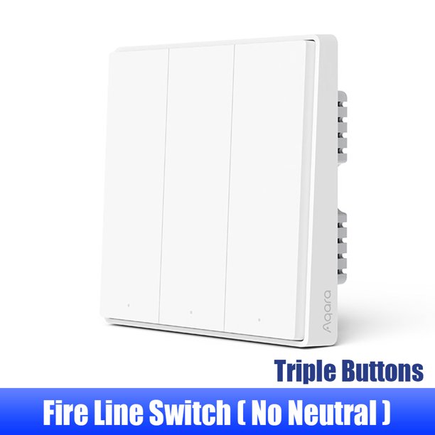 Interruptor de pared Aqara D1 ZigBee Control remoto de luz inteligente inalámbrico