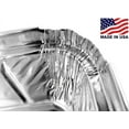 thumbnail image 2 of D&W Fine Pack A86 2 lb. Aluminum Foil Closable (IVC) Loaf/Bread Pan Tins w/Dome Lid (Pack of 12 Sets), 2 of 4