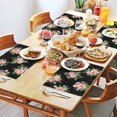 thumbnail image 2 of Pioneer Flower Floral Print Pattern Summer Placemats Table Placemats Set Of 4-Linen Kitchen Washable Placemats Table Mats 12x18 Inch Non-Slip Heat Resistant, 2 of 6