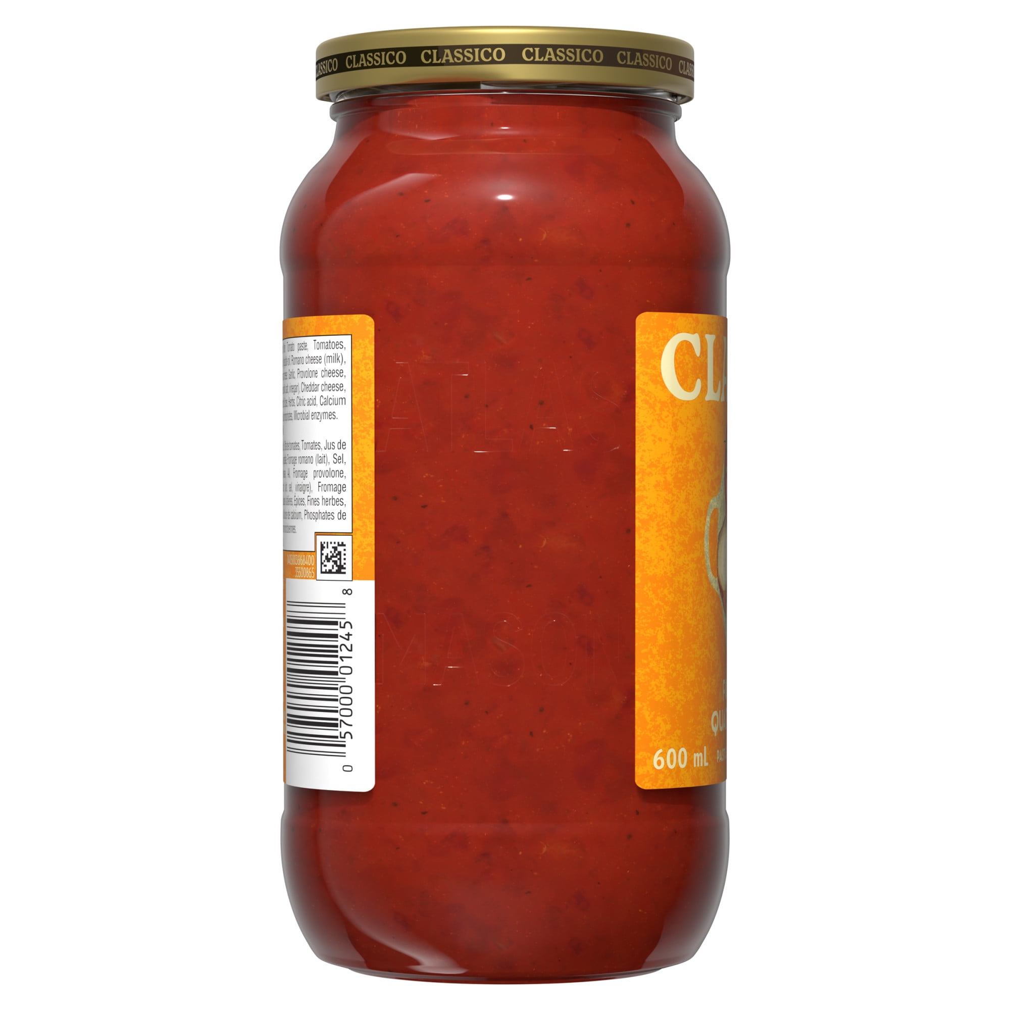 Classico Four Cheese Pasta Sauce, Classico Tomato & Four Cheese 600ML