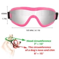 thumbnail image 3 of Lentes de sol para perros NICERINC con protección UV y correa ajustable, 3 of 6
