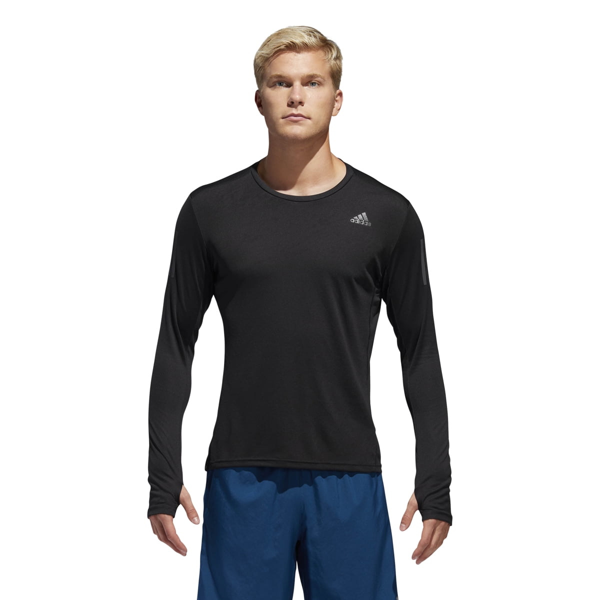 søskende næse Manners Adidas Own The Run Long Sleeve Tee Adidas - Ships Directly From Adidas -  Walmart.com