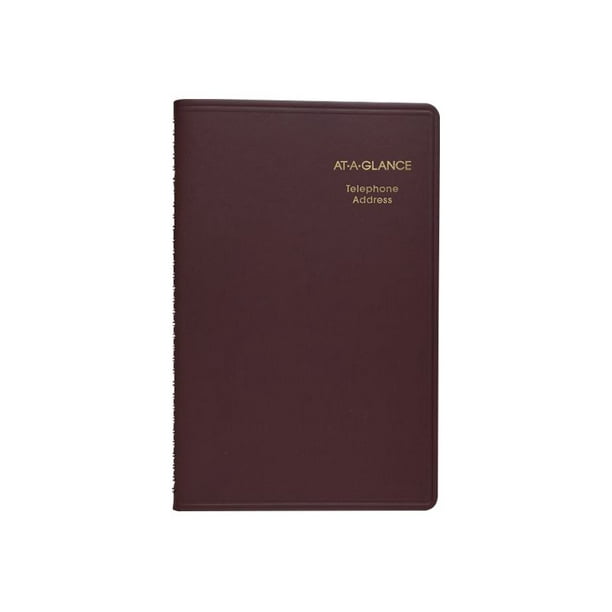 AtAGlance Undated Large Telephone/Address Book