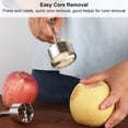 thumbnail image 2 of Small-Fruit Corer Extractor, Stainless Steel Quick Removing Tomato Corer Fruit Cutter For Pear Fruit, 2 of 5