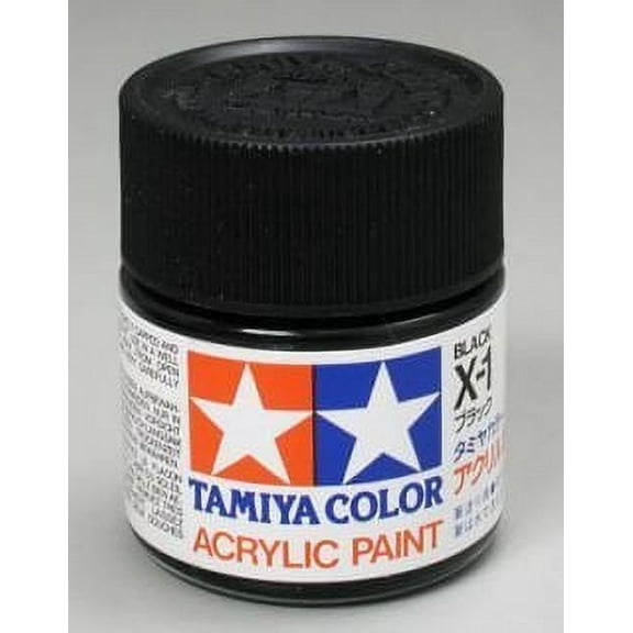 Tamiya Acrylic Paint X-1 Gloss Black 23 ml