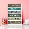 thumbnail image 2 of Be Positive Inspirational Quotes Wall Art Canvas, Rustic Positive Motivational Canvas Prints Framed Wall Art Ready to Hang for Home Bedroom Office Wall Decor 12"x 15", 2 of 5