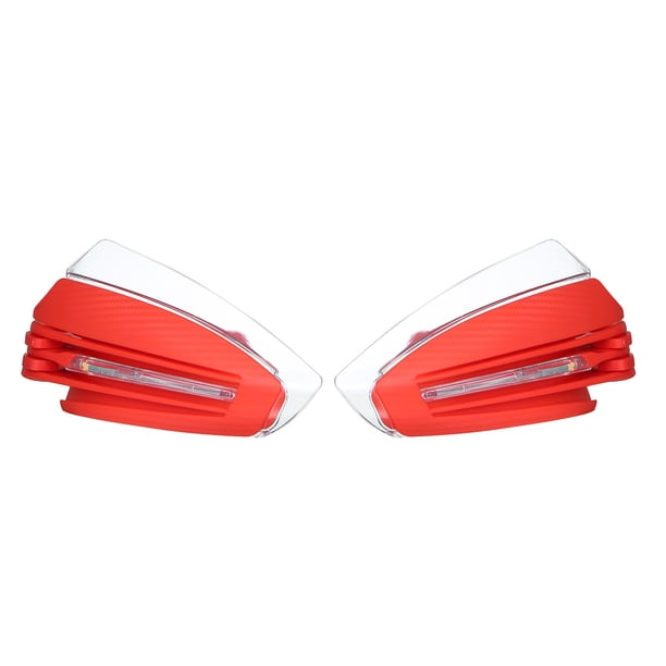 Cubierta de guardamanos para motocicleta Protector universal impermeable anticaída y a pru MABOTO Lámpara de dirección de la motocicleta