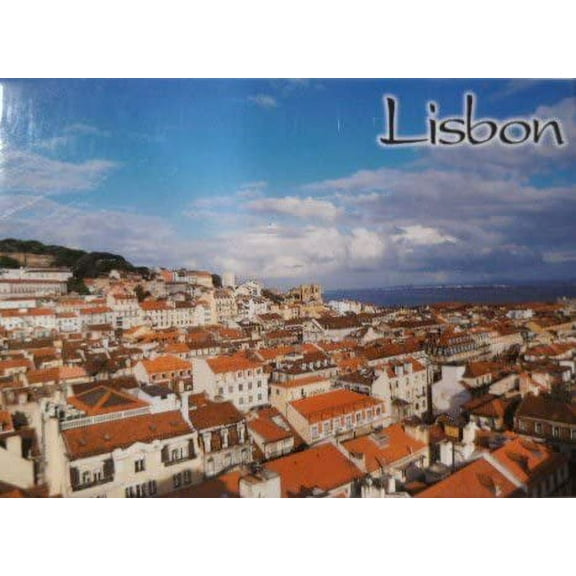 Lisbon Portugal Fridge Collector's Souvenir Magnet 2.5 inches X 3.5 inches