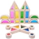 thumbnail image 1 of Bloques de construcción de 24 piezas, bloques de de madera, niños y niñas de 3 años + formas de colores, juguete sensorial geométrico de, 1 of 9
