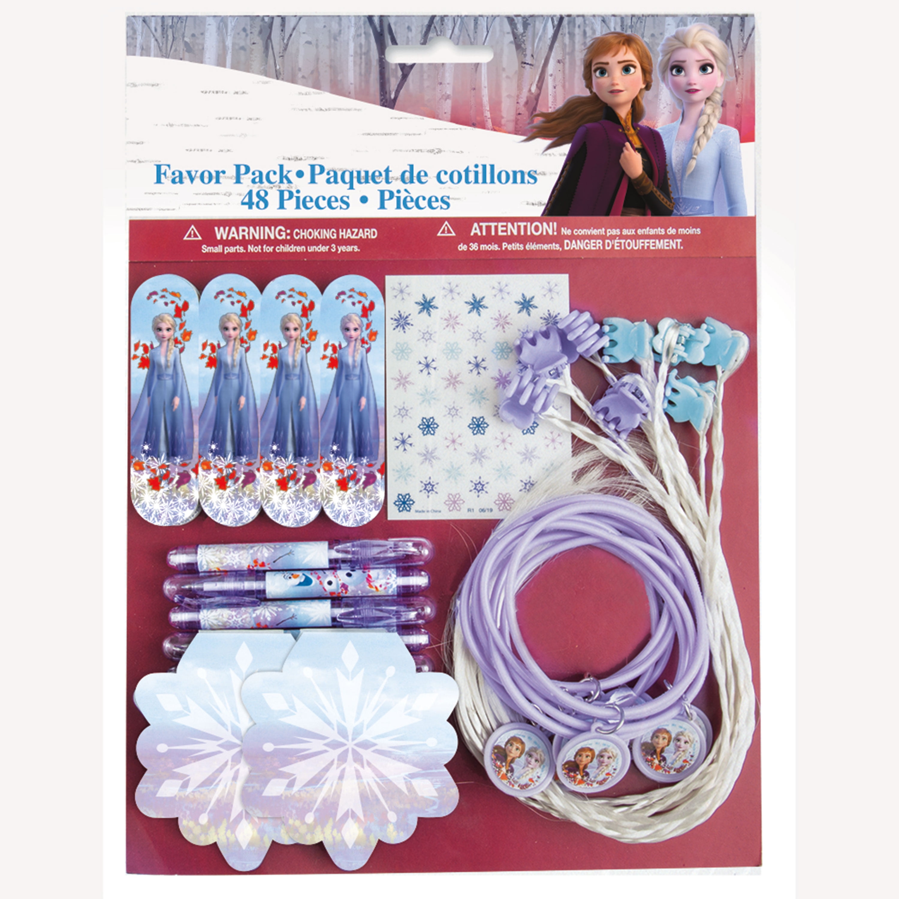 8 FROZEN FAVOR BAGS ~ Birthday Party Supplies Disney Anna Elsa Treat Loot Sack 