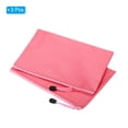 thumbnail image 3 of Unique Bargains Waterproof Zipper File Bags, A5 Document Holders for Office, Pink 3 Pack, 3 of 6