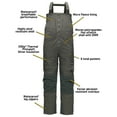 thumbnail image 4 of Outdoor Pursuit Reliant Waterproof and Windproof Primaloft Insulated Winter Bibs (Magnet, Medium), 4 of 10