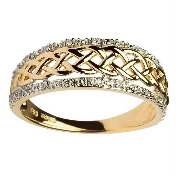 Women's Fashion Cool Gold Electroplated Hollow Ring
