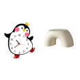 thumbnail image 1 of Reloj de pared,Reloj de pared silencioso y decorativo que no hace tictac,Banco pequeño,Taburete pequeño para sala de estar,reposapiés,banco de juguete,Muebles de habitación Silla infantil, 1 of 8