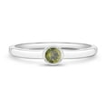 thumbnail image 1 of 925 Sterling Silver Simulated Peridot Birthstone Ring For Girls Size 4, 1 of 4