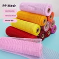 thumbnail image 4 of 10 Inch Wide Decorative Mesh Ribbon Wrapping Ribbon Rolls for Home Door Wreath Decoration DIY Crafts Making (wine red), 4 of 5