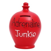 Terramundi Money Pot Red with "Adrenaline Junky" S287