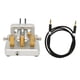 thumbnail image 1 of Tecla de código Morse de doble paleta automática de onda corta portátil CW Morse Telégrafo para acampar en interiores plateado, 1 of 8