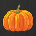 thumbnail image 2 of Basic Pumpkin T-Shirt | Cute Autumn Black Tee Gift, 2 of 5