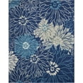 thumbnail image 3 of Nourison Passion Floral Navy/Ivory 8' x 10' Area Rug, (8x10), 3 of 9