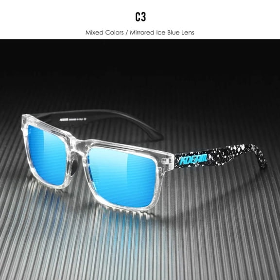 Polarized Photochromic Night Vision Square Sun Glasses