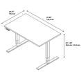 thumbnail image 4 of Bureau Debout Réglable en Hauteur de 48W x 30D en Bois d'Ingénierie Moderne, 4 of 4