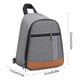 thumbnail image 3 of Bolsa térmica aislante para el trabajo • Tote portátil de hombro con compartimento para hielo • 23x21x13,5cm Gran capacidad • Caqui gris azul marino, 3 of 6