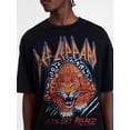 thumbnail image 4 of Def Leppard, Men's & Men's and Tall Mineral Wash Boxy Graphic Tee, Sizes XS–5XB & MT-4XLT, 4 of 6