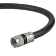 thumbnail image 1 of Mediabridge Coaxial Cable (8 Feet) with F-Male Connectors - Ultra Series - Tri-Shielded UL CL2 In-Wall Rated RG6 Digital Audio / Video - Includes Removable EZ Grip Caps (Part# CJ08-6BF-N1X ), 1 of 1