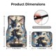 thumbnail image 5 of Fotbe Exotic Blue Cat Juego de 4 Tapetes para Auto con Estampado – Alfombrillas de Goma Reforzada, Diseño Antideslizante, Protección para Todo el Año – Vehículos, Autos, Camionetas y SUVs, 5 of 7