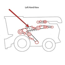 RAParts 2624390W1 New Combine Beater Drive Belt Fits Massey Ferguson 8560 8570 8780