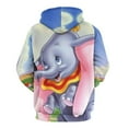 thumbnail image 3 of Dumbo Hoodie 3D Print Pullover Hooded Long Sleeve Sweatshirts Tops Blouse with Pocket for Mens Womens, 3 of 8