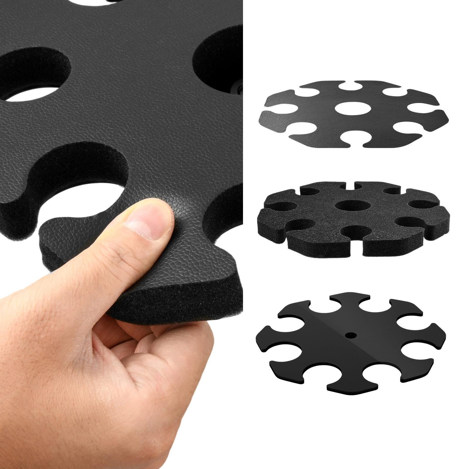 Microphone Stand Multi Mic Holder Sturdy Acrylic Design Holds 8 Mics for Performance Stage Studio