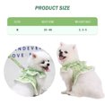 thumbnail image 2 of Paquete de 2 arnés para perro con correa, traje de flores para mascotas, ropa de primavera y verano, lindo juego de correa para arnés para cachorro, disfraz de princesa de encaje para caminar al aire, 2 of 5