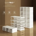 thumbnail image 3 of ANTBOX Portable Closet, Foldable Wardrobe Storage Clothing Organizer with Magnetic Doors, 11 Doors 2 Hangers - WT15-D11-H2(C), 3 of 5