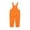 Orange, variant on Toddler Romper Jumpsuit Girls Overalls Kids Casual Sleeveless Girls Overalls with Pockets Yellow Jumpsuit Clothes for 3-4 Years Old Girls