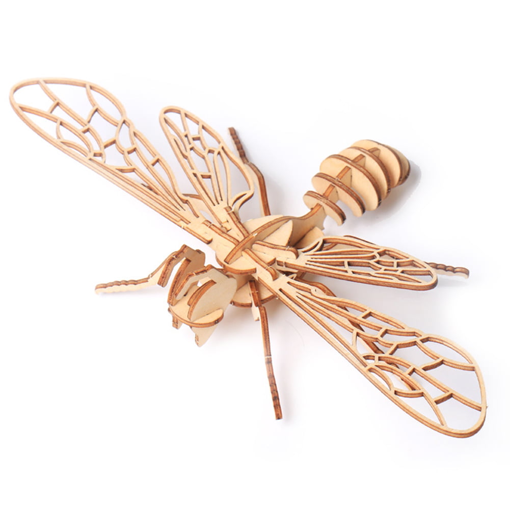 3D Insect Puzzle DRAGONFLY Paint your own. 