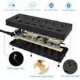 thumbnail image 4 of HITRENDS Protector contra sobretensiones de regleta de enchufes con 6 Salidas de CA y 6 Puertos USB, 4 of 7