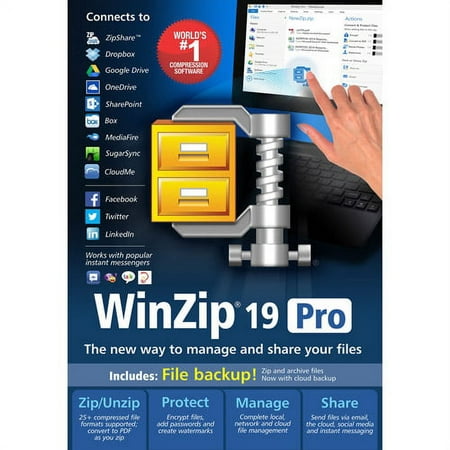WinZip Pro - (v. 19) - license - 1 user - ESD - Win - Multilingual