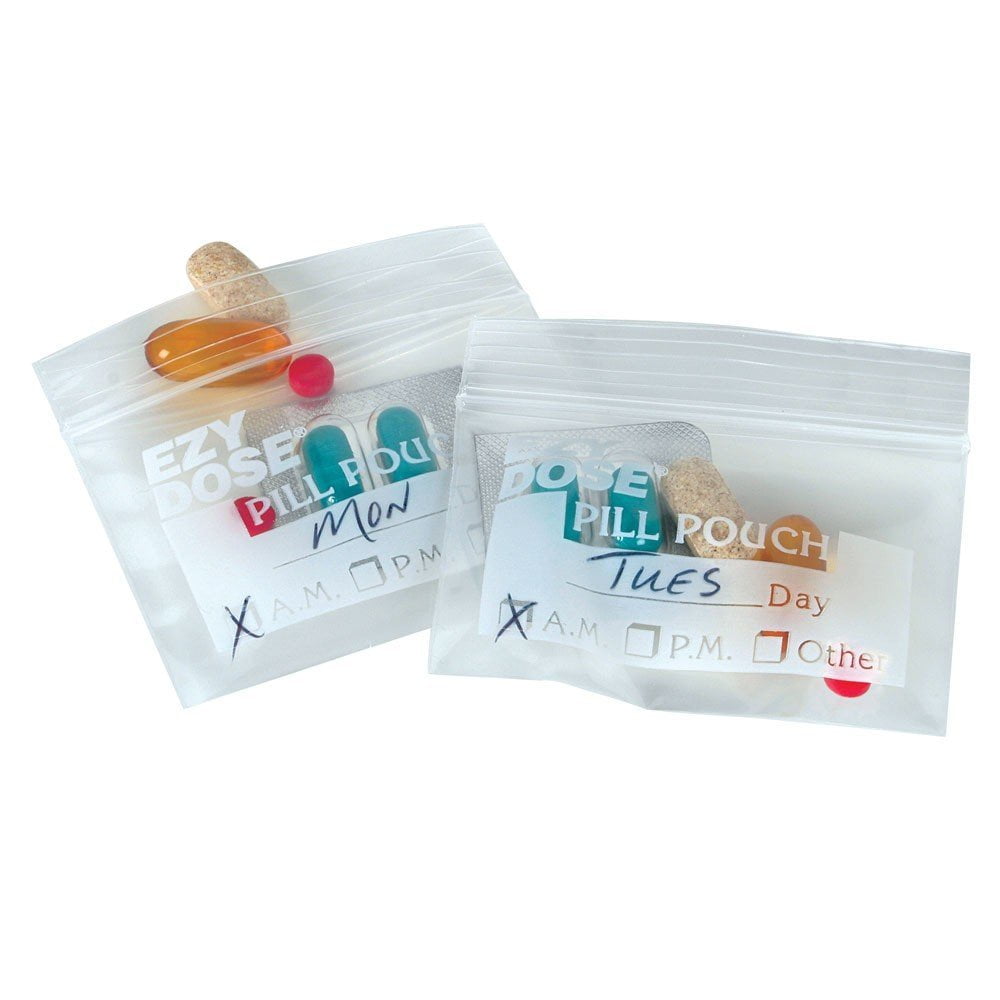 disposable pill pouches
