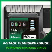 Metabo HPT 18V/36V MultiVolt Fast Battery Charger, UC36YSL2