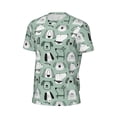 thumbnail image 6 of Wukai Puppy Print Men's Short-Sleeved Mesh T-Shirt,Quick-Dry Short Sleeve Workout T-Shirt-Medium, 6 of 8