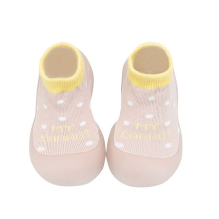 

Wilucolt Baby Sneakers Cute Elastic Walkers Fruit Casual Socks Baby First Shoes Indoor Toddler Baby Shoes