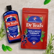 Dr Teals Epsom Salt Magnesium Soak, Wellness Therapy with Rosemary & Mint, 3 lbs