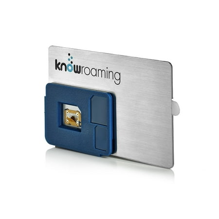 KnowRoaming Global SIM Sticker - Automatically Connect to Local Networks in 200+ Countries. Voice, Text and Data without the Roaming Fees - for iPhone, Android and Windows Mobile